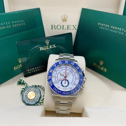 Rolex Yacht-Master II 116680 44mm Stainless Steel Blue Bezel
