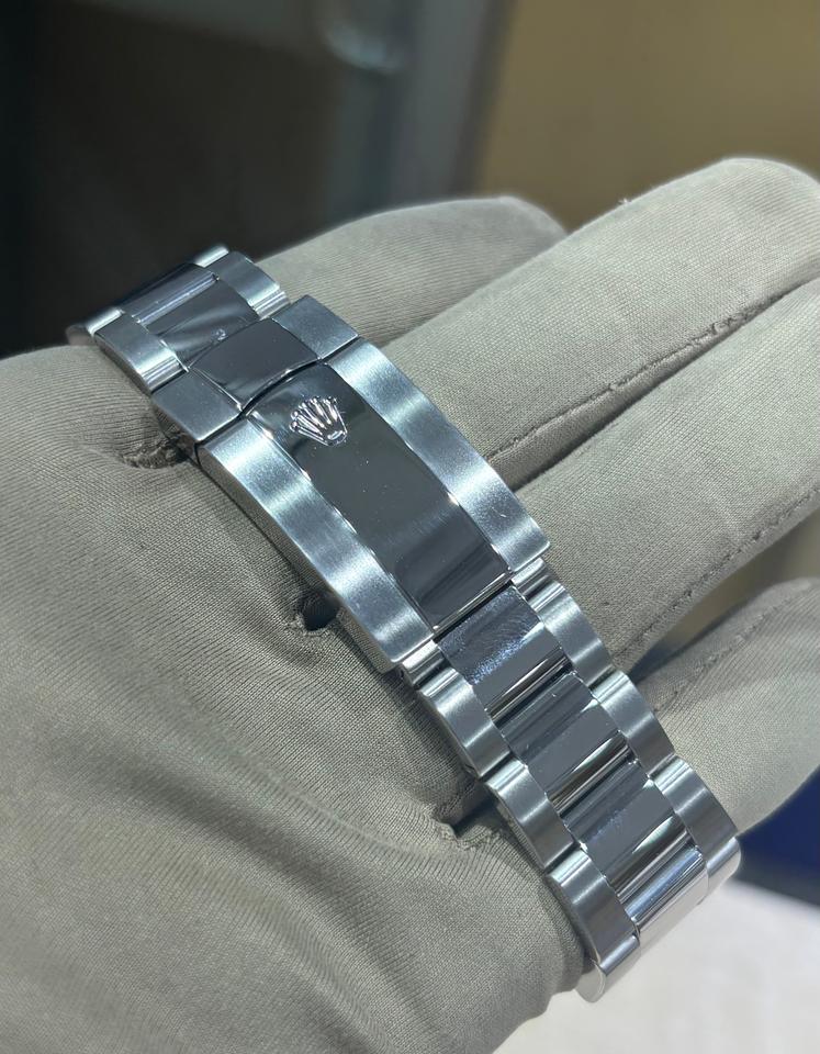 Rolex Sky-Dweller automatic luxury watch with black dial